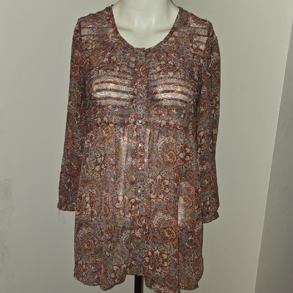Jacob Multicolor Paisley Blouse - Picture 1 of 4